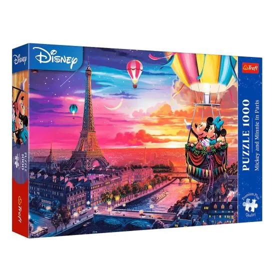 TREFL Puzzle Mickey i Minnie u Parizu - 1.000 delova