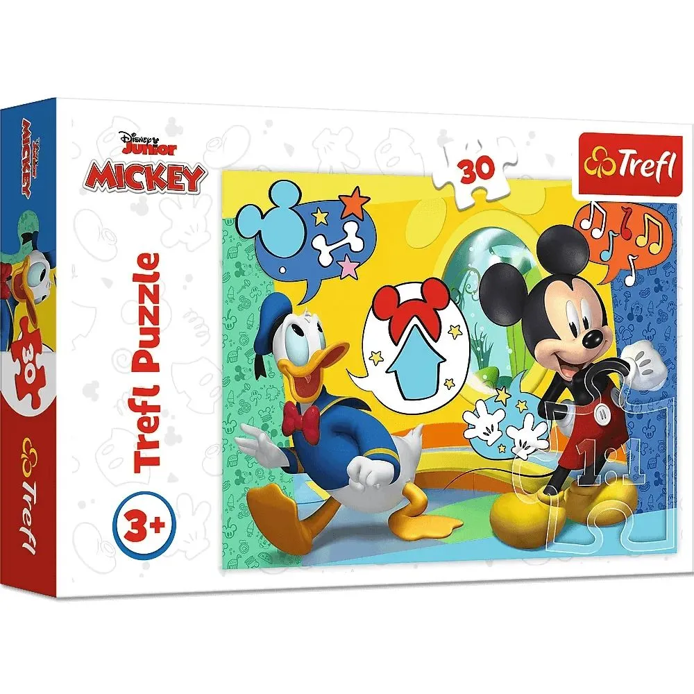 TREFL Puzzle Mickey Mouse and Happy House 18289 - 30 delova