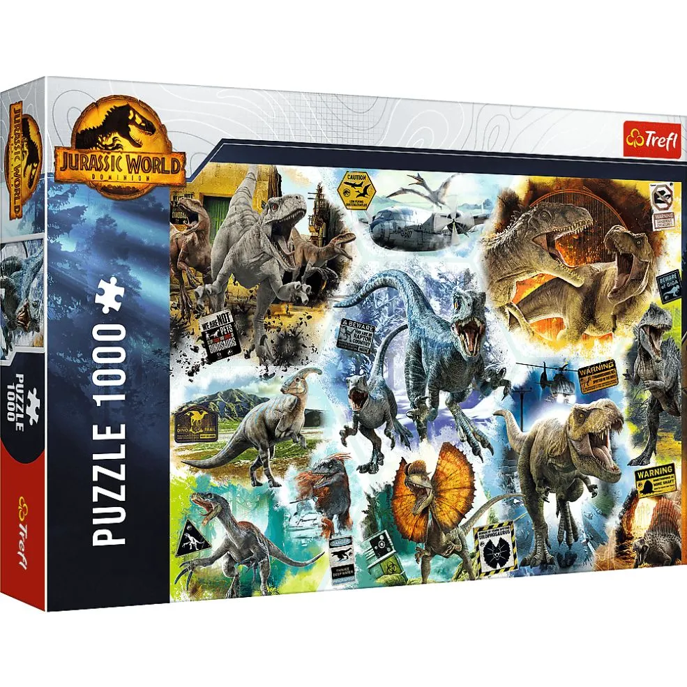 TREFL Puzzle On the Trail of Dinosaurs 10727 - 1.000 delova