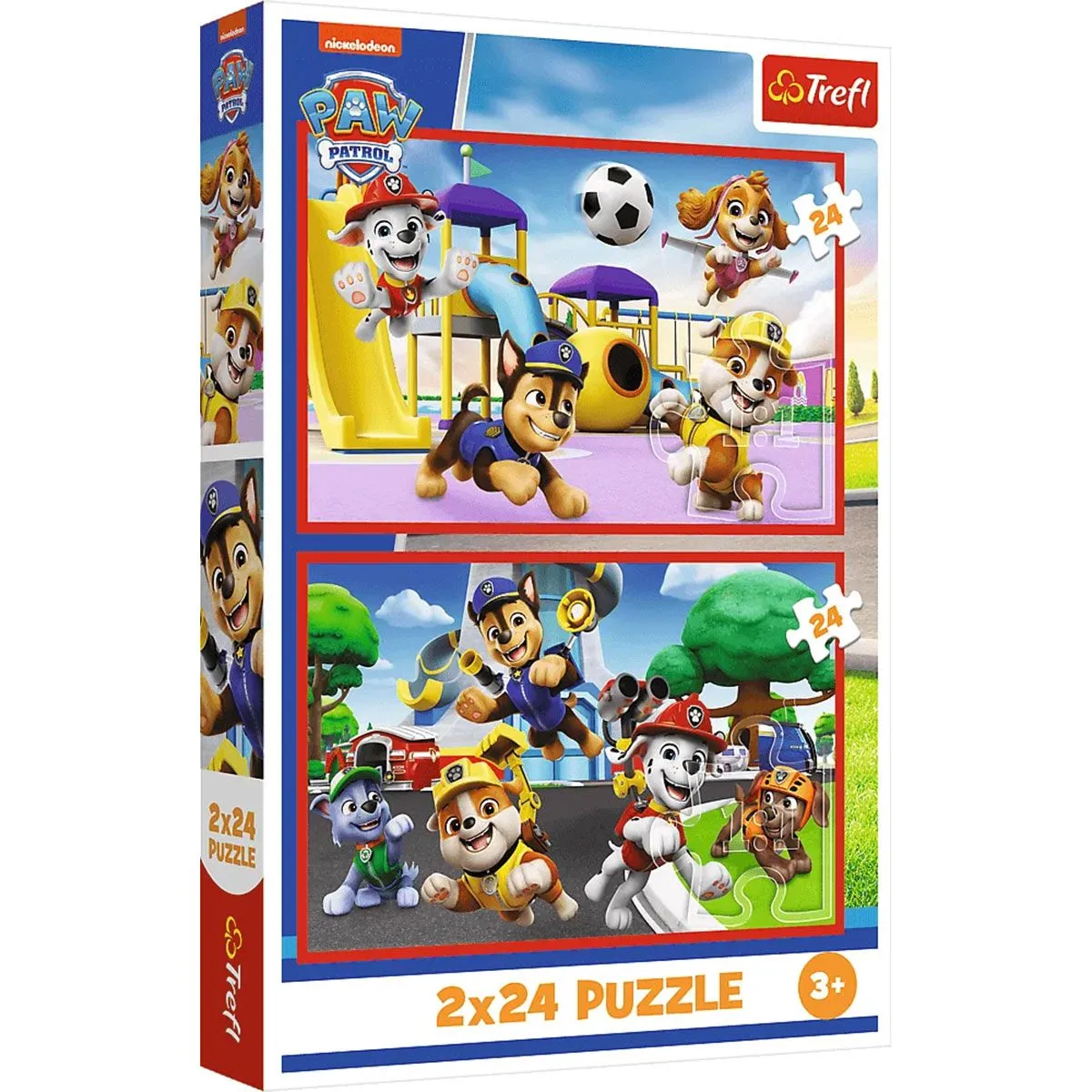 TREFL Puzzle Patrolne šape - 2x24 dela