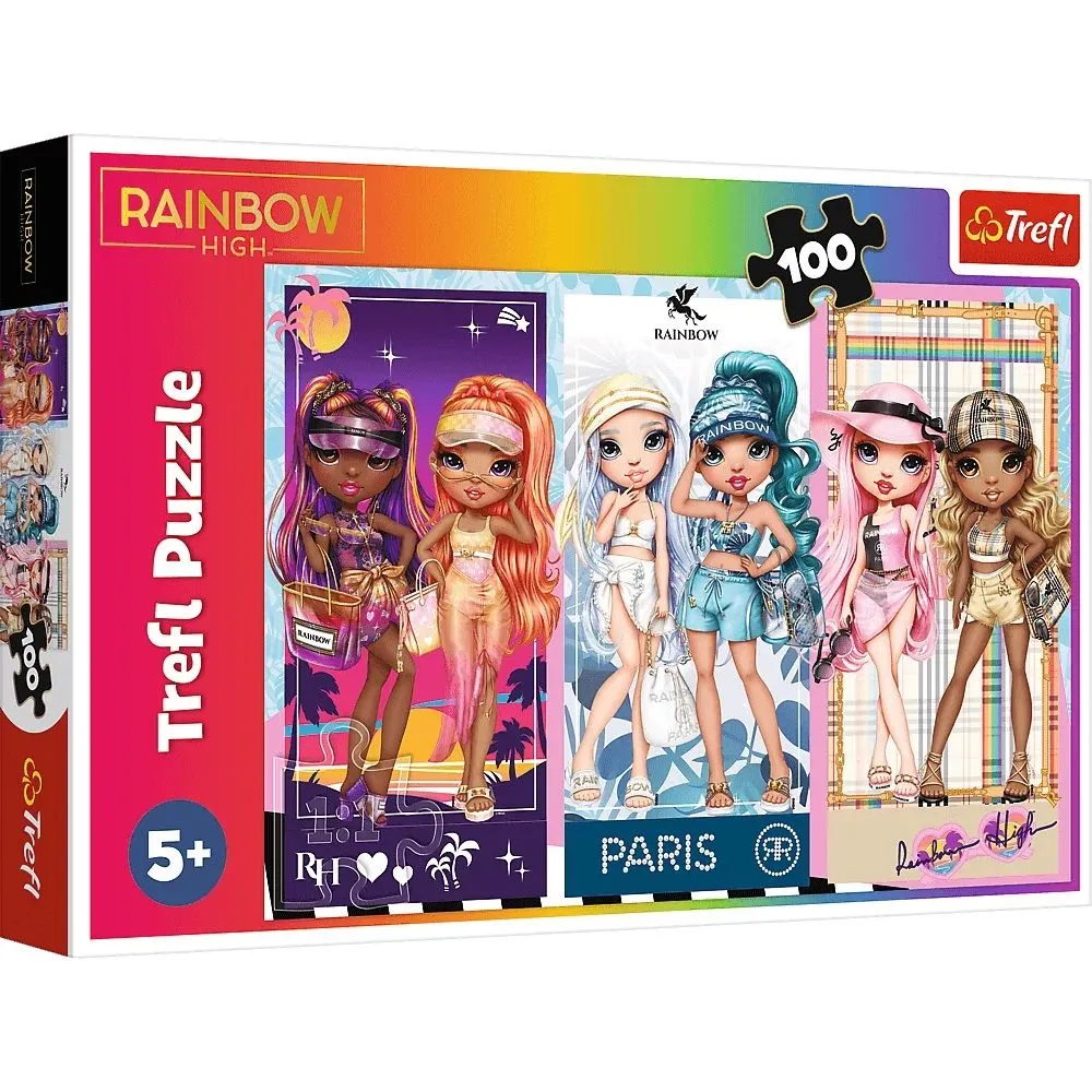 TREFL Puzzle Rainbow High - 100 delova