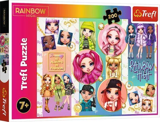 TREFL Puzzle Rainbow High - 200 delova