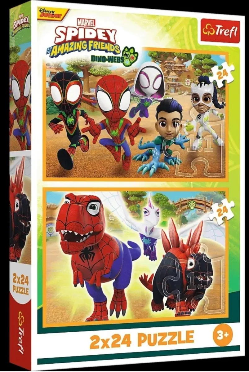 TREFL Puzzle Spidey and dinosaurs - 2x24 dela