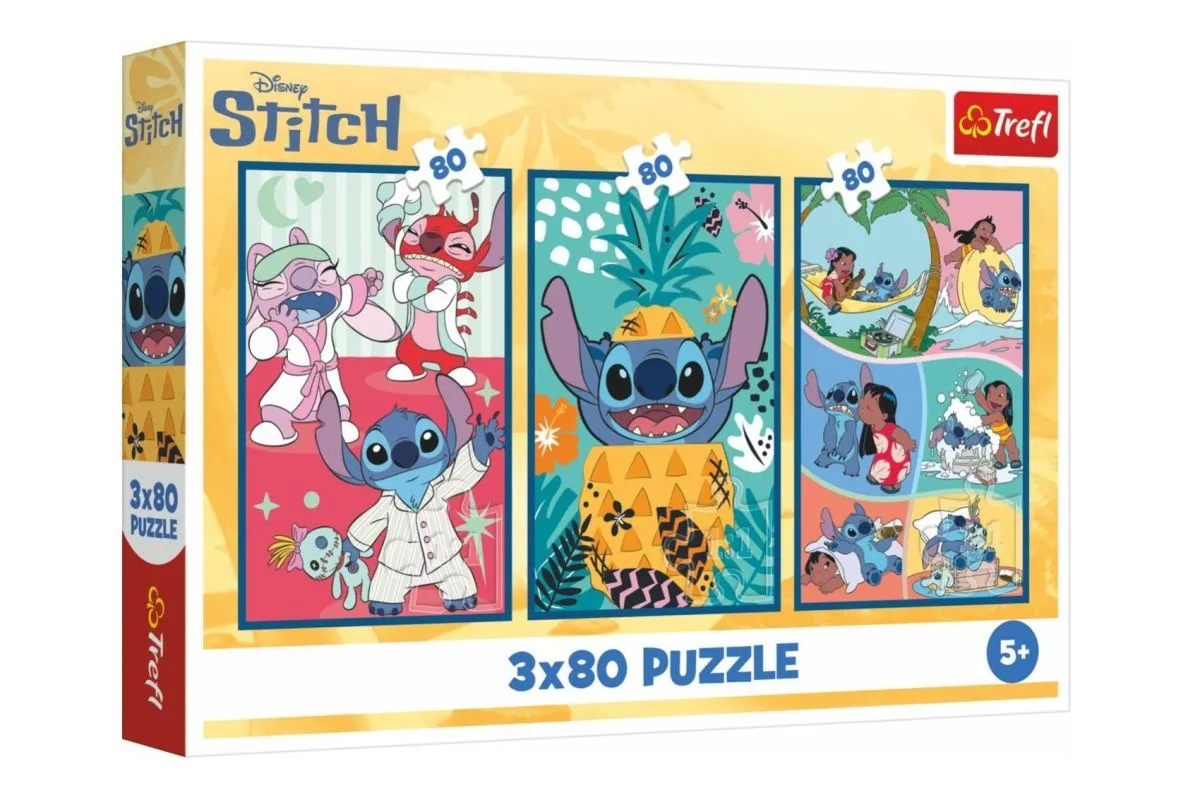 TREFL Puzzle Stitch - 3x80 delova