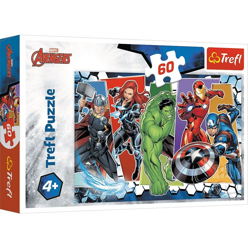 TREFL Puzzle The Avengers Invincible - 60 delova