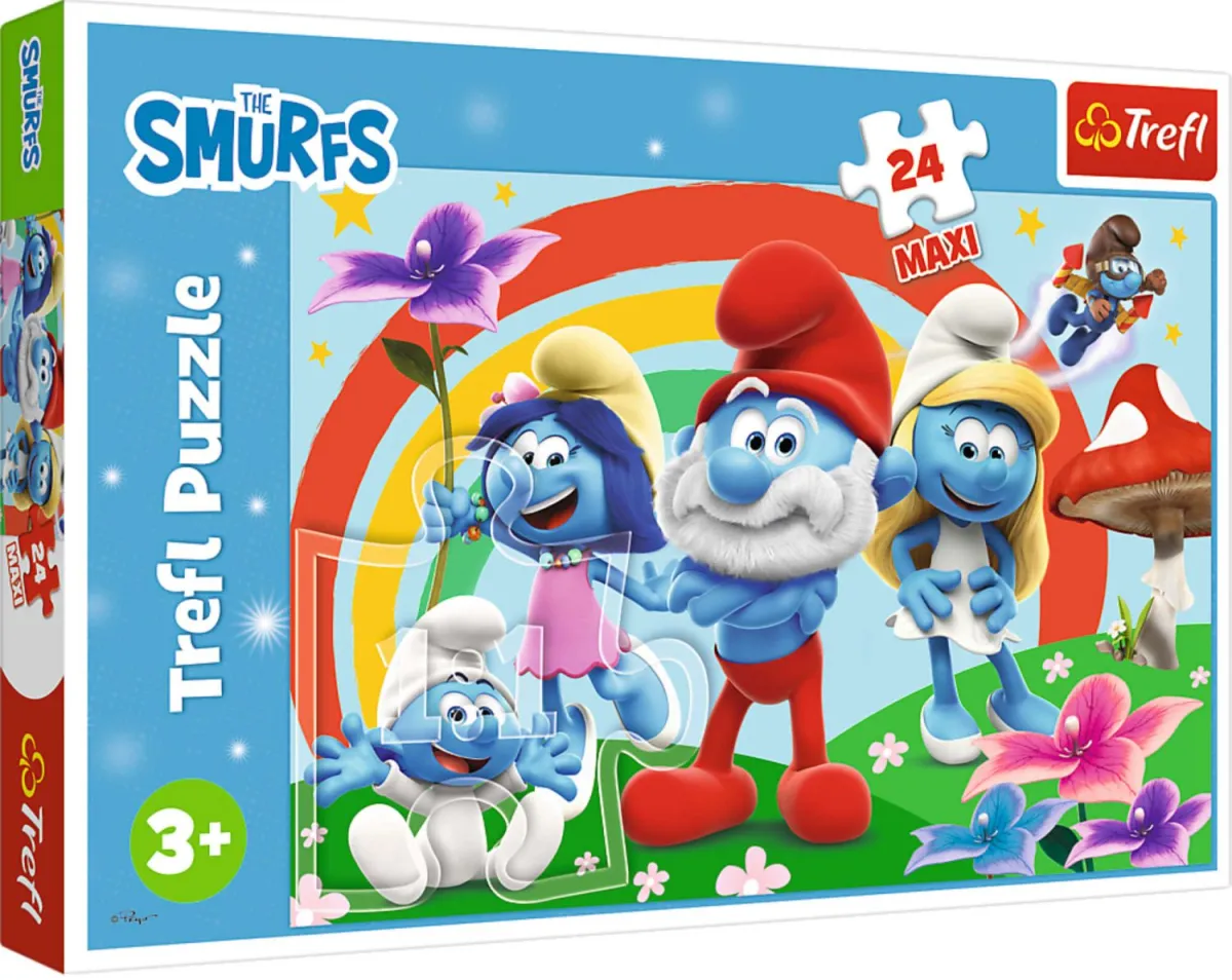 TREFL Puzzle Štrumfovi - 24 dela