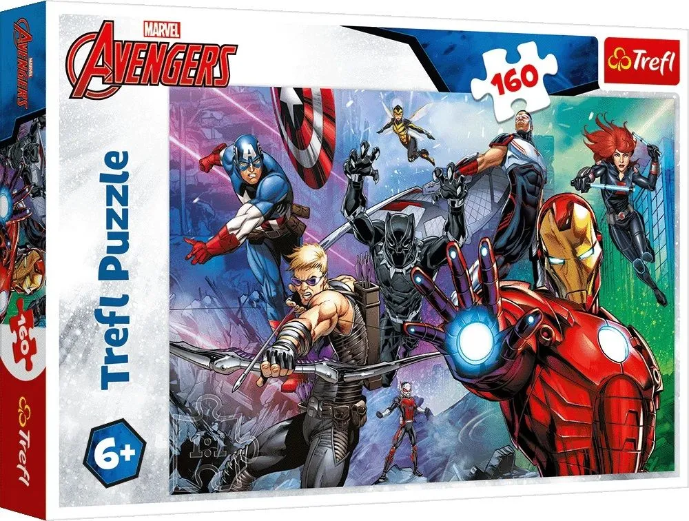 TREFL Puzzle Uvek spremni heroji, Marvel - 160 delova