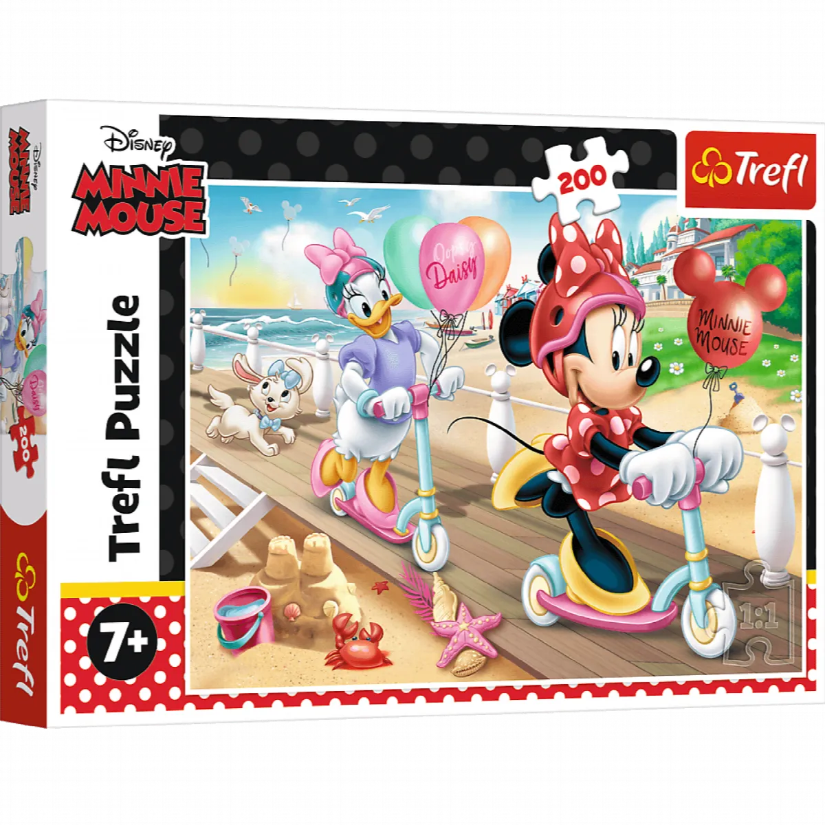 TREFL Puzzle za decu Minnie Mouse on the beach 13262 - 200 delova