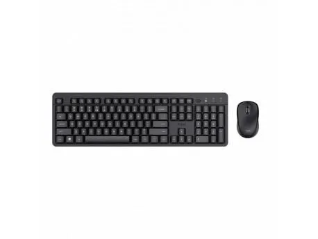 TRUST Bežićna tastatura i miš Ody II Silent SRB, crna