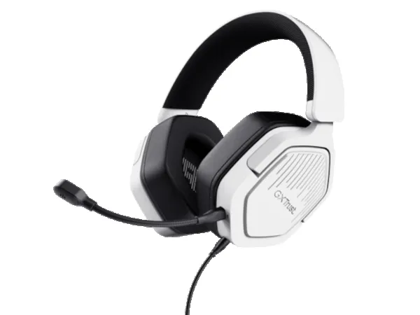 TRUST Gaming slušalice GXT492W Carus, bela