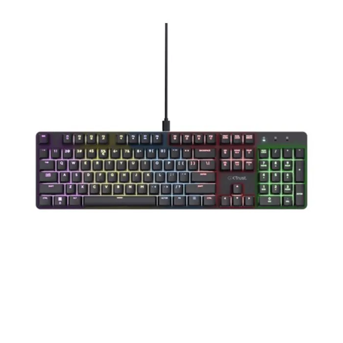 TRUST Gaming tastatura GXT871 ZORA mehanička US RGB, crna