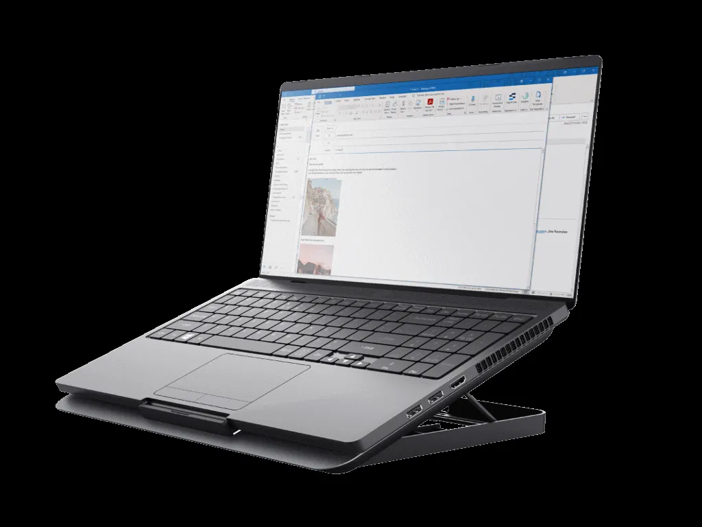 TRUST Hladnjak za laptop Exto 16" 180mm Aluminijum siva