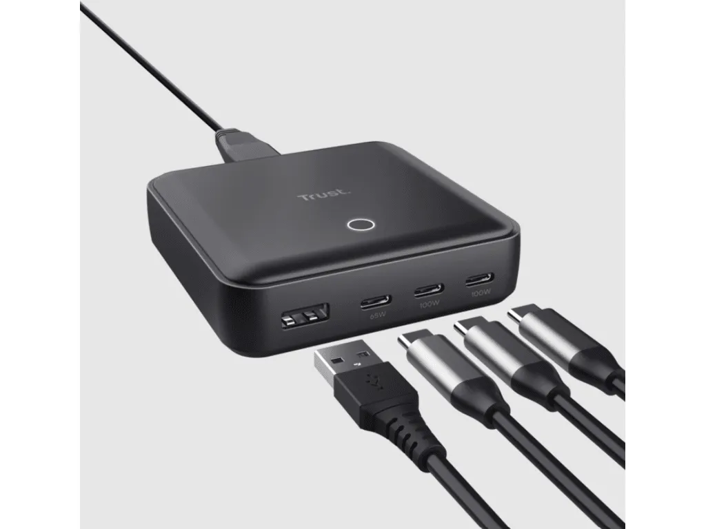 TRUST MAXO 100W 4-PORT DESKTOP CHARGER