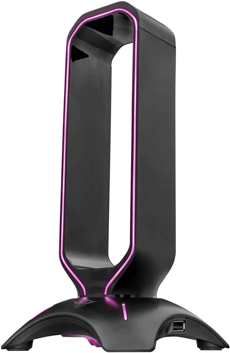 TRUST Stalak za slušalice GXT265 CINTAR RGB, crna