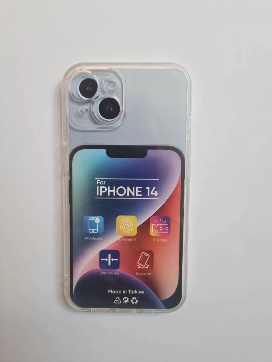 TYPHON Maska iPhone 14 transparent ojačane ivice