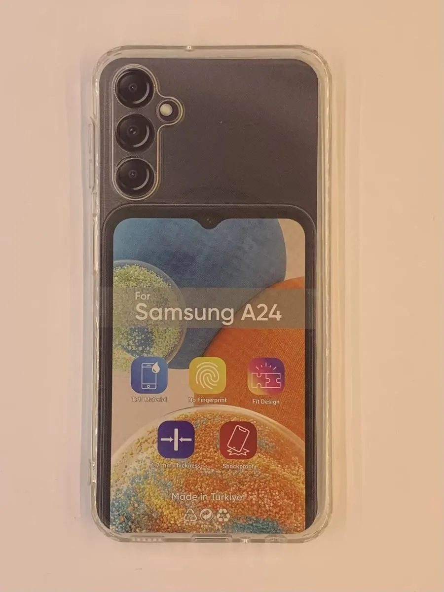 TYPHON Maska Samsung A24 transparent ojačane ivice