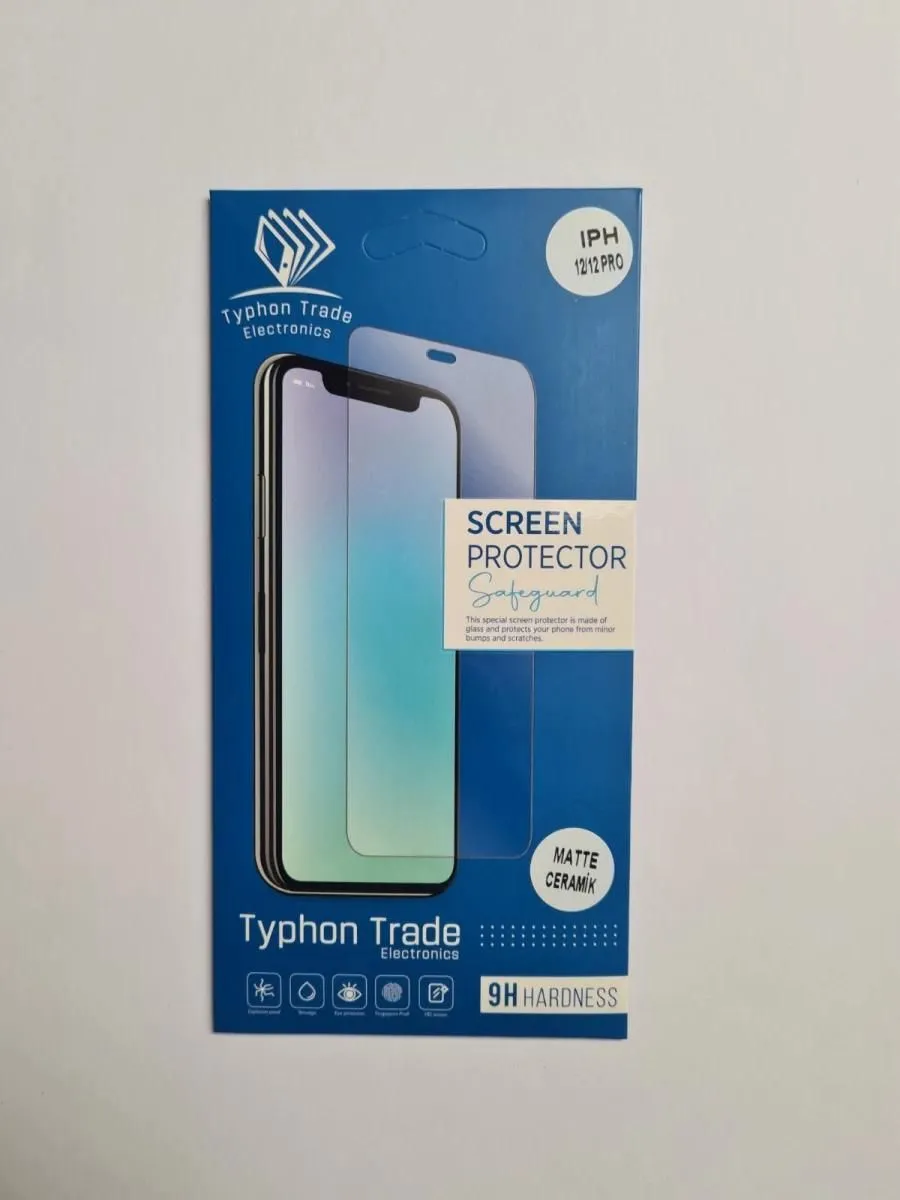 TYPHON Zaštitno staklo iPhone 12/12Pro Mate Ceramic