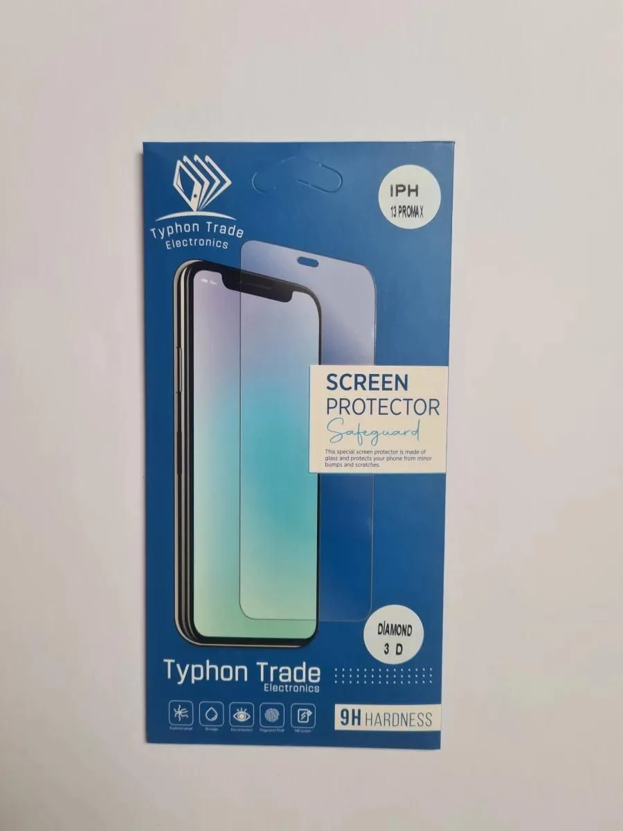 TYPHON Zaštitno staklo iPhone 13 Pro Max Diamond 3D Fullcover Antistatic