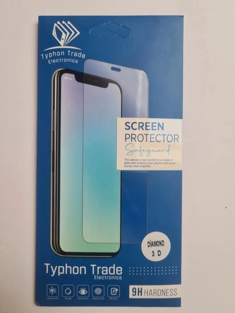 TYPHON Zaštitno staklo iPhone 13/13 Pro Diamond 3D Fullcover Antistatic