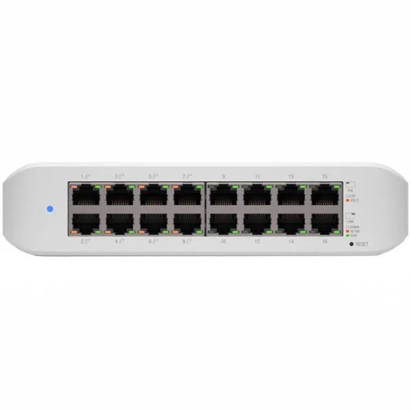 UBIQUITI LAN Switch USW-LITE-16-POE-EU 16x1G PoE/45W