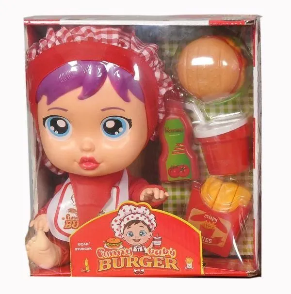 UCAR OYUNCAK Lutka sa dodacima Funny baby burger