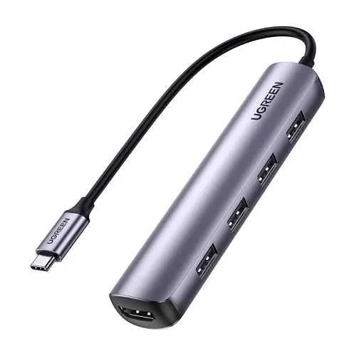 UGREEN adapter CM417 USB-C na 4xUSB 3.0+HDMI