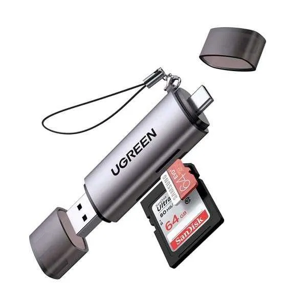 UGREEN Čitač kartica USB-C/USB-A CM185
