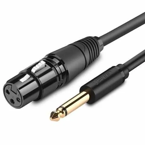 UGREEN kabl za mikrofon 6.35mm M na XLR AV131