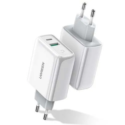 UGREEN Kućni brzi punjač Tip C CD170 36W, bela