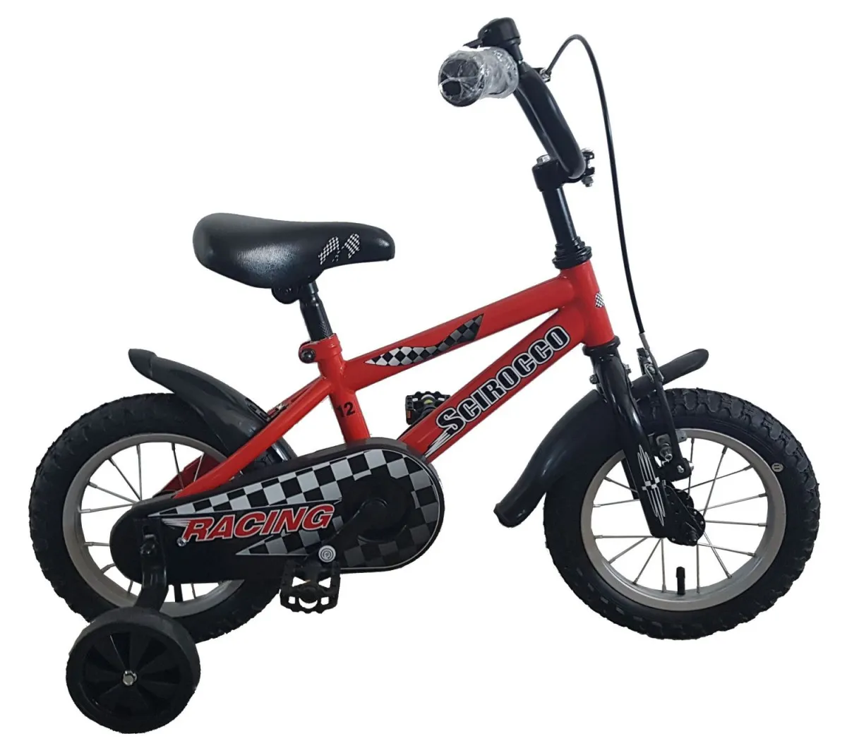 ULTRA Bicikl 12" SCIROCCO - RACING Boy / Red - 2021