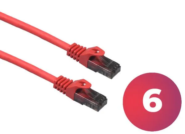 ULTRALAN Patchcord kabl UTP cat.6 2m (crveni)