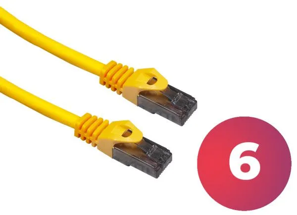 ULTRALAN Patchcord kabl UTP cat.6 2m (žuti)