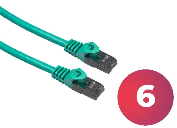 ULTRALAN Patchcord kabl UTP cat.6 5.0m (zelen)