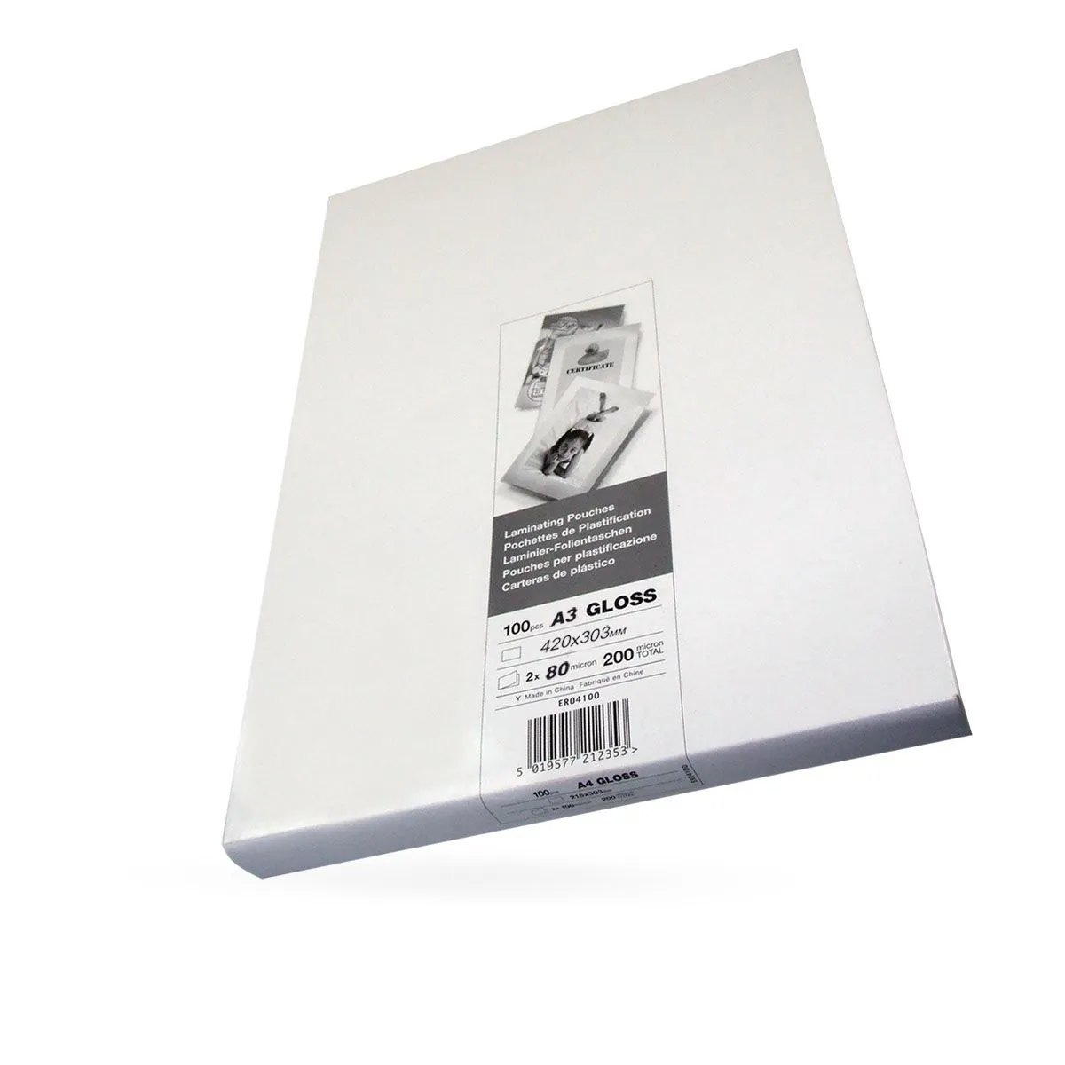 UNI LINE Folija za plastificiranje a4 80mic 100/1