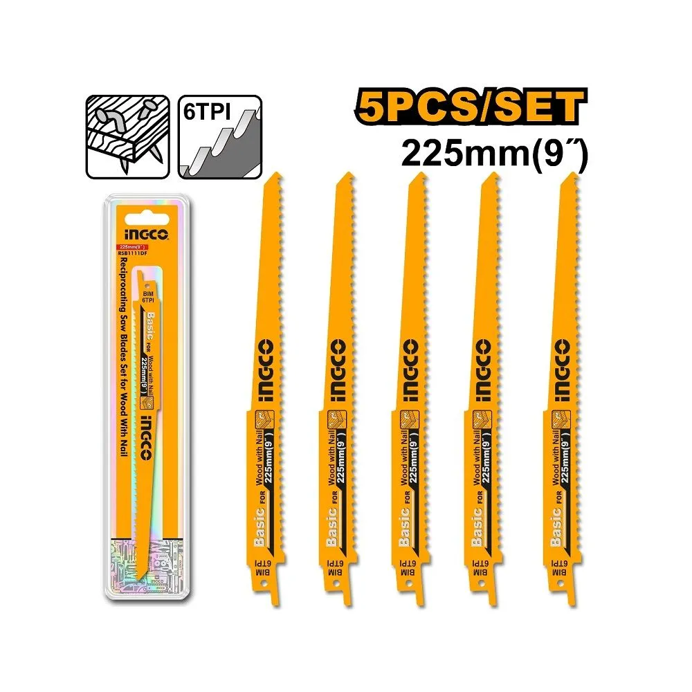 Univerzalne recipro testere za drvo RSB1111DF 5/1 Ingco