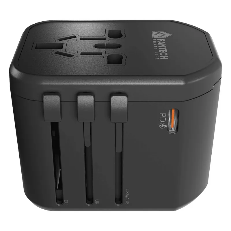 Univerzalni Multi Adapter Fantech TAC1 Power Cube 20W PD QC 3.0 20W crni