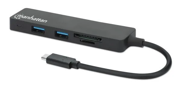 MANHATTAN USB-C HUB 3port 164948 3.2 G1/5Gbps/CR/Crni