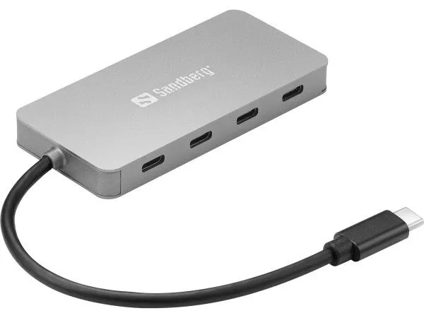 SANDBERG USB HUB 4 port USB C - USB C 136-41
