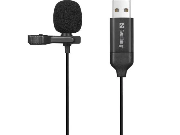 SANDBERG USB streamer mikrofon Clip 126-40