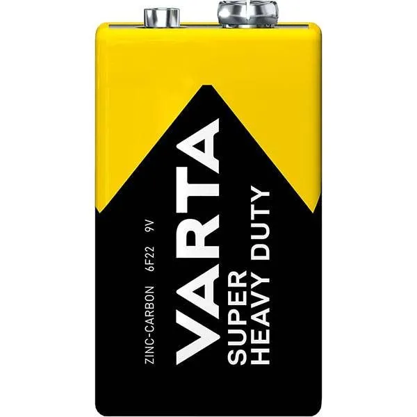 VARTA Baterija 9V 6F22 Superlife, cink-karbon, 1 kom