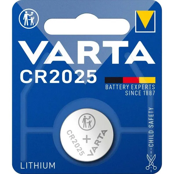 VARTA Baterija CR 2025 3V Litijumska, 1 kom