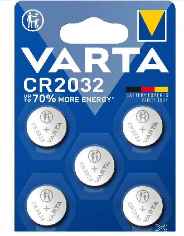 VARTA Baterije CR2032 3V 5Pack