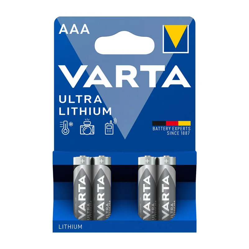Varta Ultra litijumska baterija AAA 1/4 1.5V 4kom pakovanje