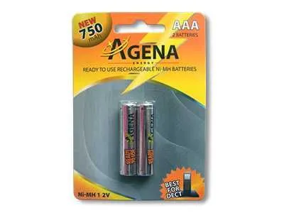 VELTEH Punjiva baterija Agena AAA 1.2V 750mAh (2kom)
