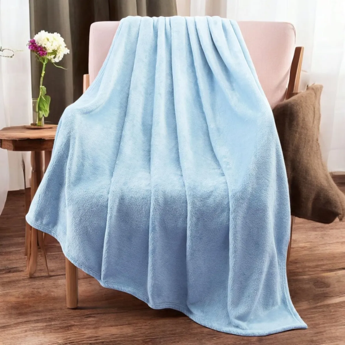 VIKTORIJA Ćebe Soft One 150x200cm Light Blue