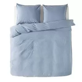 VIKTORIJA Jorganska navlaka + 2 jastučnice flanel light grey double