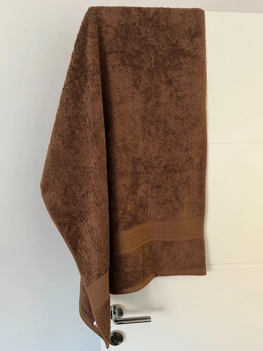 VIKTORIJA Peškir Stock Brown 70x140cm