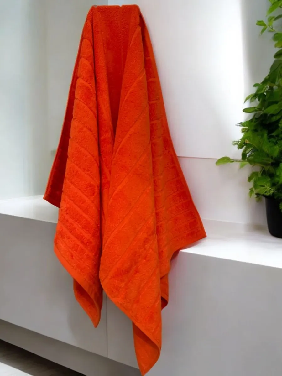 VIKTORIJA Peškir Stock Orange 70x150cm