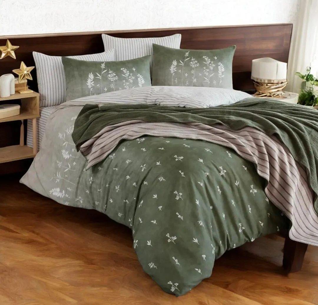 VIKTORIJA Posteljina HOME 160x220cm Green