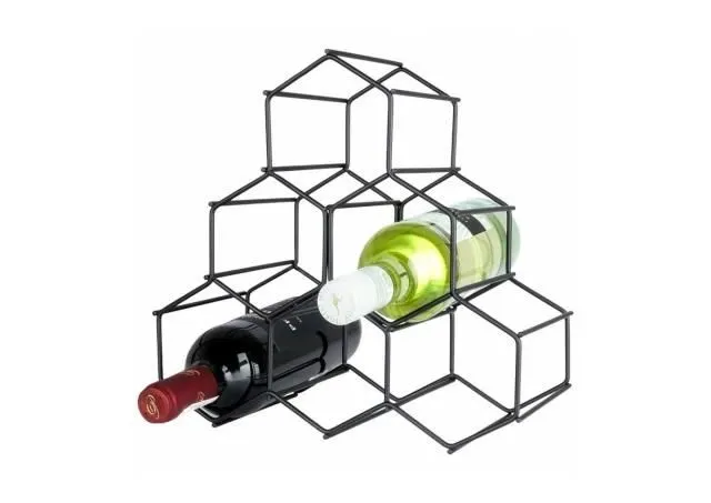 VILDE Stalak za vino metalni 29.5x28.5cm